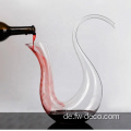 Glaskanalin für spezielle Form Weinglas Dekanter